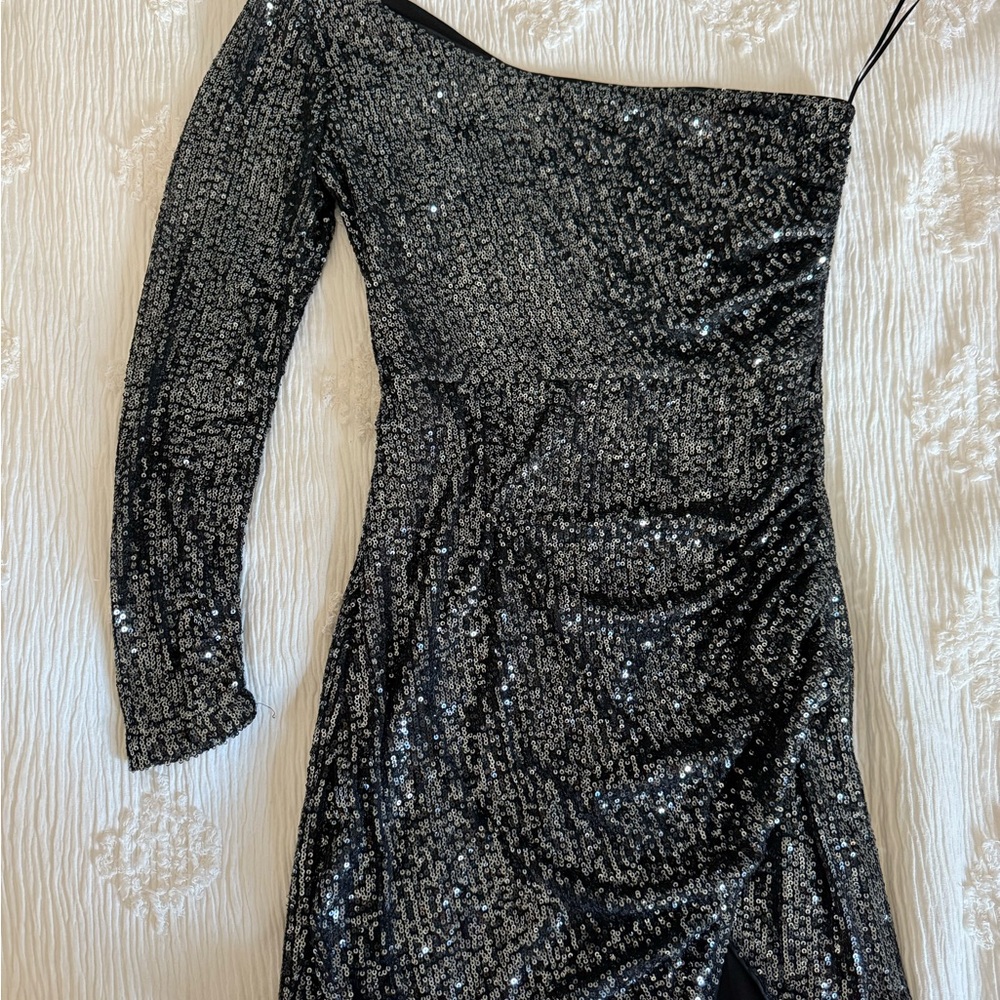 Windsor Black Sequin Dress, women’s size S